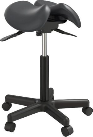 כיסא אוכף ארגונומי מבית המילניום - צבע שחור