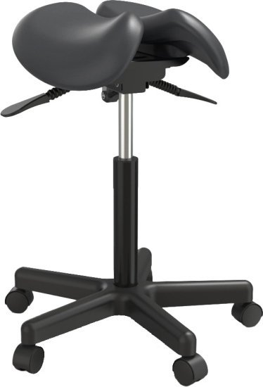 כיסא אוכף ארגונומי מבית המילניום - צבע שחור