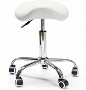 כיסא אוכף מבית המילניום - צבע לבן