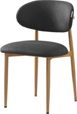 434022_b_1.jpg כיסא מרופד לפינת אוכל דגם Alon מבית Star Shop - צבע אפור כהה