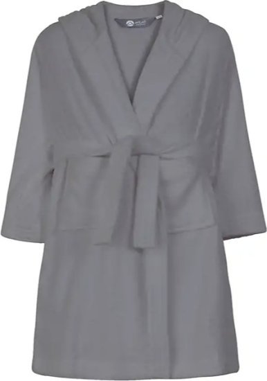 חלוק רחצה לילדים 100% כותנה לגילאי 4-6 דגם דור מבית ערד טקסטיל - צבע אפור