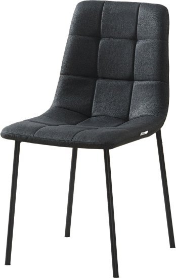 כיסא מרופד לפינת אוכל דגם Ron מבית Star Shop - צבע אפור כהה