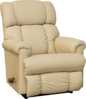 434686_b_1.jpg כורסת טלוויזיה מעור דגם Pinnacle מבית Lazboy - צבע לבן אבן