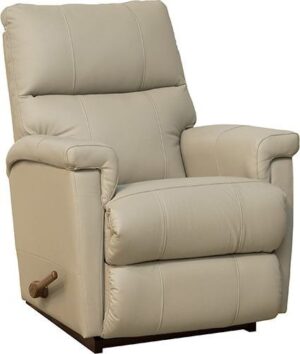 434739_b_1.jpg כורסת טלוויזיה מעור דגם Ethan מבית Lazboy - צבע לבן אבן