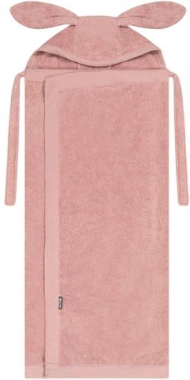 434888_b_1.jpg מגבת רחצה מכותנה עם קשירה לצוואר מבית Minene - ורוד עתיק