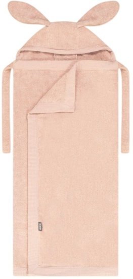 434899_b_1.jpg מגבת רחצה מכותנה עם קשירה לצוואר מבית Minene - ורוד פודרה