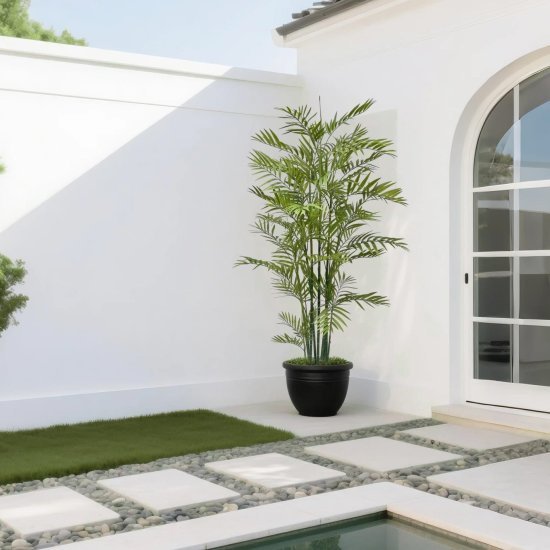 עץ תמר 3 מלאכותי גובה 1.80 מטר לשימוש פנימי דקורטיבי מבית אמגזית