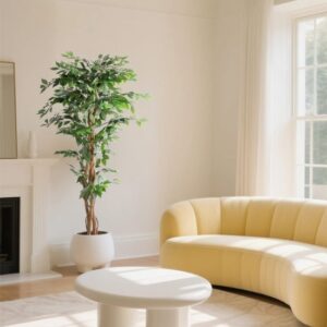 עץ פיקוס מלאכותי גובה 1.80 מטר לשימוש פנימי דקורטיבי מבית אמגזית