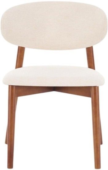 זוג כיסאות לפינת אוכל דגם Seattle מבית Ramos - צבע לבן / אלון כהה