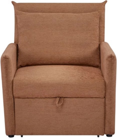 כורסה נפתחת למיטת יחיד בגודל 66x192 ס''מ דגם SINGLE מבית Dr.Gav - צבע חום