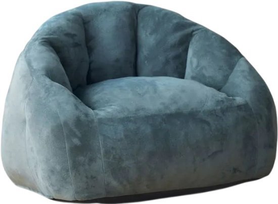 כורסת פוף אלגנט 86x96x80 ס''מ סדרת Poof Up מבית מילגה - צבע אפור כהה