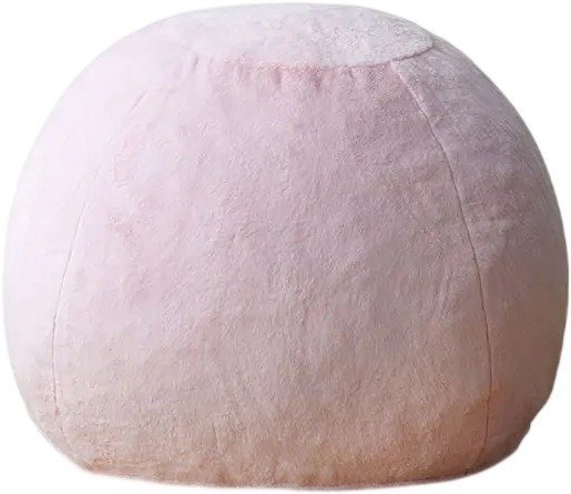 כורסת פוף אפרסק 90 ס''מ סדרת Poof Up מבית מילגה - צבע אפרסק