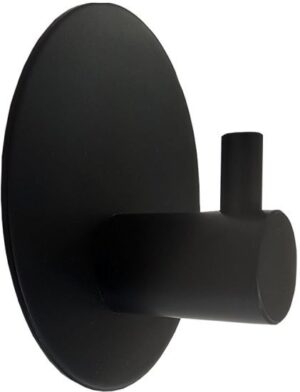 וו תליה נירוסטה בהדבקה דגם טרווי מבית Malkan - צבע שחור