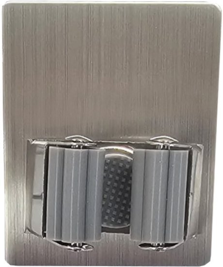 439037_b_1.jpg מתלה נירוסטה לתליית מקל בהדבקה דגם ליסי מבית Malkan - צבע כסוף / אפור