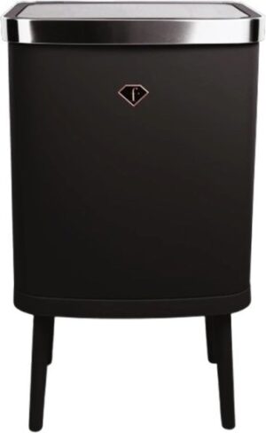 פח חכם עם חיישן תנועה 30 ליטר Berlinger Haus FashionTV FTV0153 - צבע שחור / רוז גולד