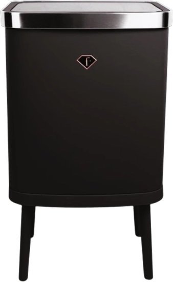 פח חכם עם חיישן תנועה 30 ליטר Berlinger Haus FashionTV FTV0153 - צבע שחור / רוז גולד