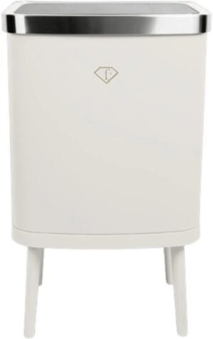 פח חכם עם חיישן תנועה 30 ליטר Berlinger Haus FashionTV FTV0154 - צבע קרם / זהב