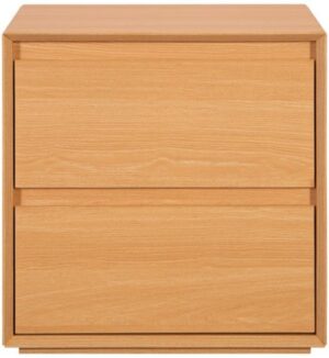 שידת לילה 2 מגירות דגם Shoham מבית Ramos - צבע אלון