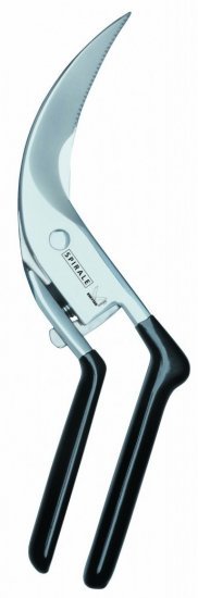 מספריים מקצועיים לחיתוך עופות 26 ס''מ דגם Spirale מבית Kretzer Solingen - צבע שחור